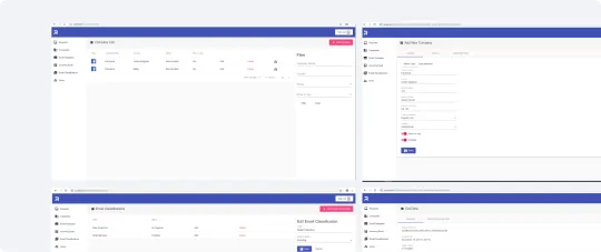 Screenshot of the UI developed for Revoke.
