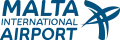 Malta International Airport logo.